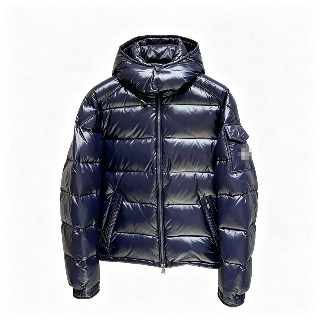 Maya Maya down jacket men's and women's winter thickened couple's coat white goose down hooded bread jacket