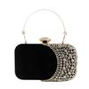Retro Diamond Embedded Evening Clutch Bag for Women Versatile Dr Handbag Ele Par Accory Hard Ell Small Size