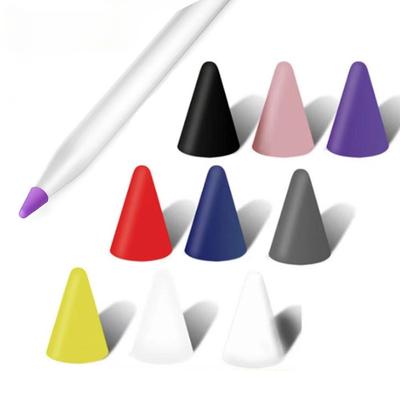 10 Stück Stiftspitzenabdeckung für Apple Pencil 2. 1. Generation Stummschaltende Silikon-Minenspitzen-Hülle für Touchscreen-Stift-Hülle