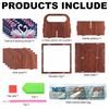 DIY Wooden Diamond Painting Kits Organizer Box Makeup Brush Organizer Home Dining Living Room Tabletop Art Decoration
