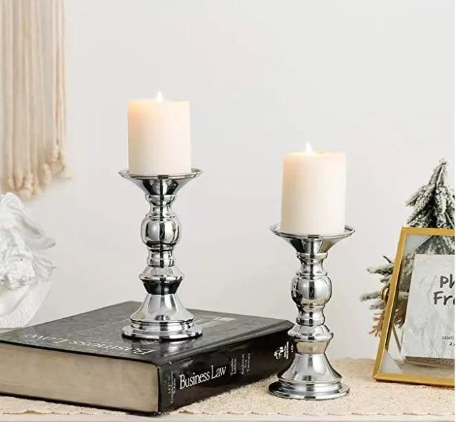 

Подсвечники Свадебные Украшения Стола Металлическая Подставка Подсвечник Для Свадьбы Дня Рождения Барной Вечеринки Гостиная Домашний Декор серебряный