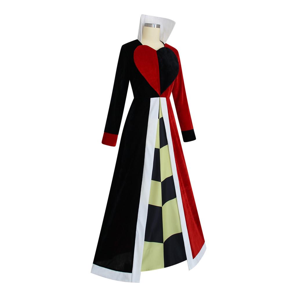 Alice In Wonderland The Red Queen Cosplay Dress With Vintage Style For Cosplay Events