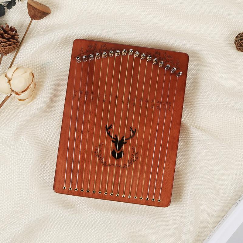 

17-струнное пианино для большого пальца, легкое в освоении и портативное для начинающих, подходит для девочек, непопулярное маленькое пианино для музыкальных инструментов