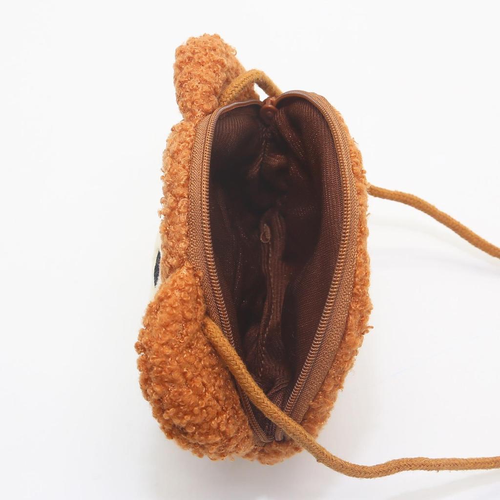 Módní dětská crossbody taška s motivem malého pandího kočky, peněženka na mince pro dívky