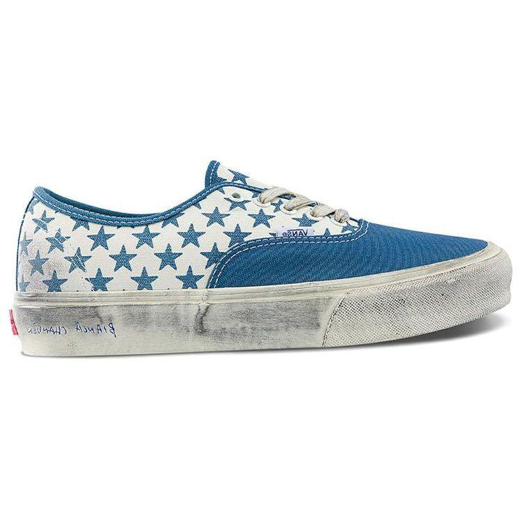 Bianca Chandôn x Vans Authentic VLT LX Stressed Navy Zapatillas Unisex Azul Blanco VN0A4CS4NUT