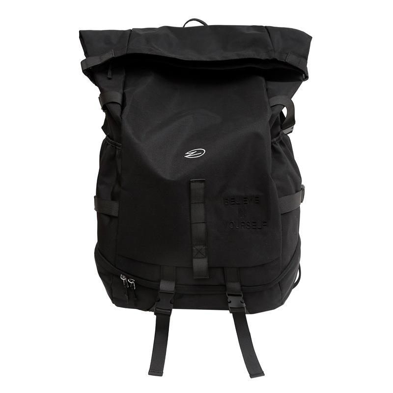 Versatile Large Capacity Backpack for Students - Unisex, Trendy, and Ideal for Travel чёрный