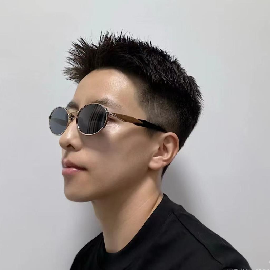 Oval Shape Men'S Sunglasses European American Style Anti-Glare Sun Glasses For Women Driving Fishing Sunglasses Men