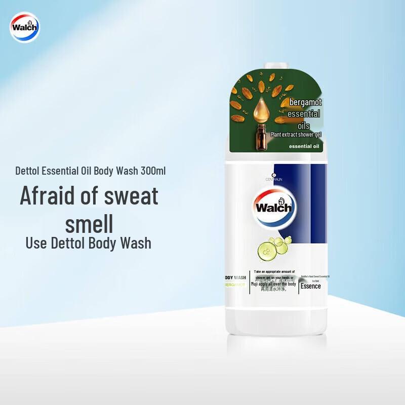 Walch Bergamot Essential Oil Long-lasting Fragrance Body Wash