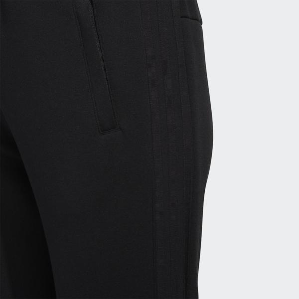 Adidas Slim-Fit Knitted Track Pants Women Bottoms Black FM9309