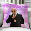 Singer M-Mr 305 P-Pitbull Global Hippie Cushion Cover Birthday Anniversary Gifts Double Sided Printed Zipper Cushion Cover