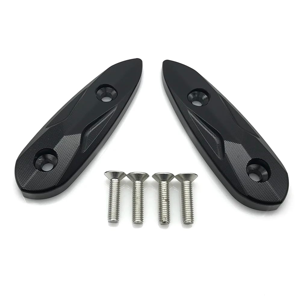 AL-mart Zaślepki otworów po lusterkach motocyklowych Płyta dekoracyjna bazowa blokująca lusterka Aluminium CNC Dla Yamaha YZF-R25/R3 2015-2023, YZF-R15 2017-2023