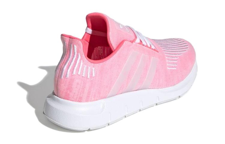 Adidas Originals Swift Run J Breathable Low top Kids' Running Shoes Pink White Teenagers EF5951