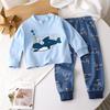 Children's Autumn And Winter Long Sleeved Pure Cotton Thermal Underwear Set