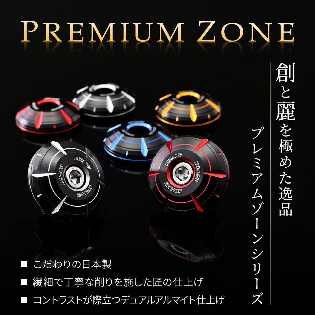 Daytona Premium Zone 42697 Motorcycle Bar End Reble 1100 GB350/S Exclusive HANABI Ash Silver