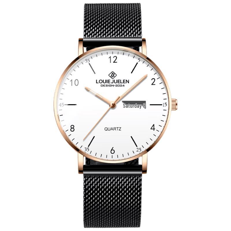 Louis Jielun Men s Silent Quartz Watch 40mm