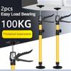 Tige de Support Télescopique en Acier Économisant du Travail Cric de Levage Manuel Extensible Outil Coffre à Outils Cric pour Construction Placo
