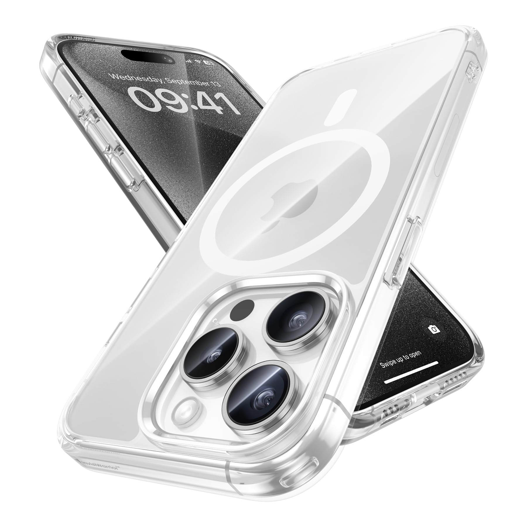 

Магнитный чехол для iPhone 16 15 14 13 11 Pro Max Plus XS Max XR 7 8 Plus Crystal Clear Protective с прозрачной крышкой Magsafe iPhone 8 прозрачный