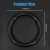 Gunhunt 1 Pack Car Breathable Steering Wheel Cover, Carbon Fiber Non-Slip Steering Wheel Protector, Wear -Resistant Steering Wheel Sleeve, Four
