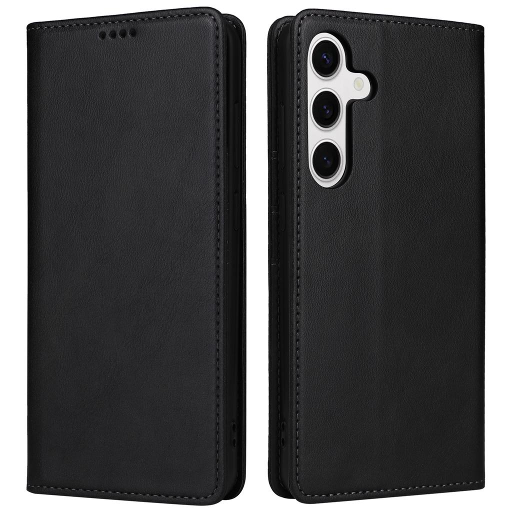 Dla Samsunga Galaxy S25+/S24+ Etui Blokujące RFID Skórzane PU Klapka Pokrowiec na Telefon