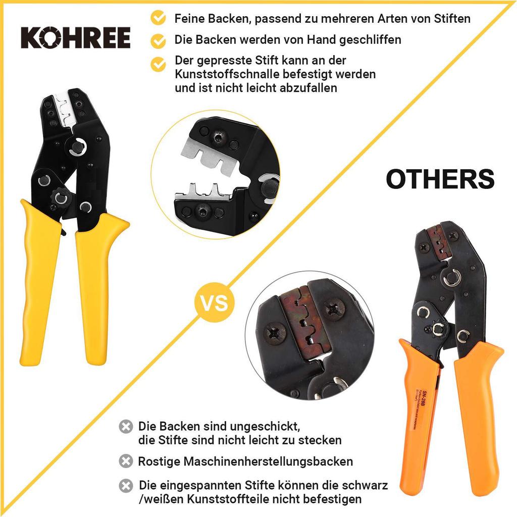 02BM Crimping Tool for XH2.54mm and PH2.0 Connectors