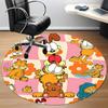 1pcGarfield Pets Office Round Area Rug, Indoor Mat Suitable For Office,Bedroom Living Room Home Decor, Room Deco A0928107