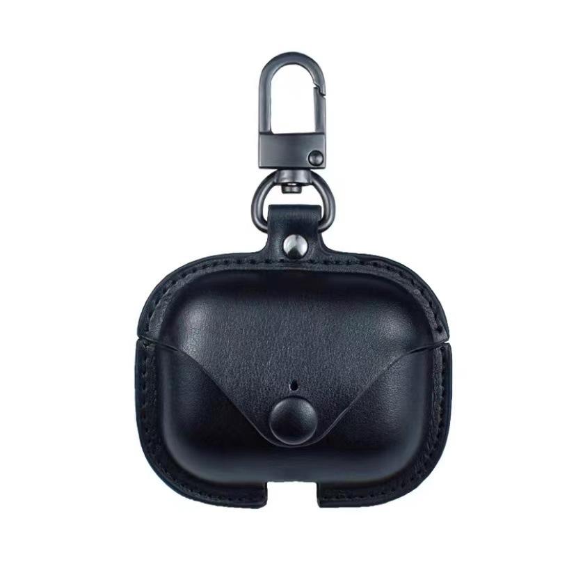 Retro brown niche leather AirPods1 protective case 1st generation Pro1 earphone case wireless bluetooth soft 1st generation Pro1