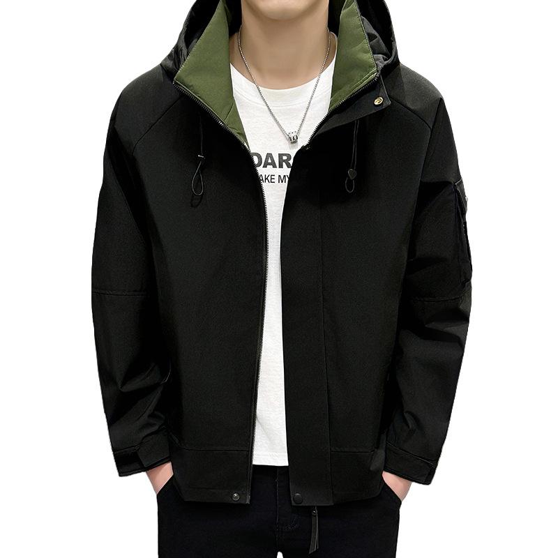 Men's Stylish Windbreaker: Hipster American Outdoor Casual Jacket for Spring & Autumn