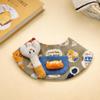 Milk Potato Cartoon Pet Bib: Cat & Dog Scarf with Pocket for Photos & Decoration.