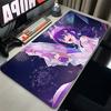Mousepad Anime Ooshi No Kos Computer Mat Deskpad Laptop Keyboard Mat Office Large Landscape Nonslip Rubber Gaming Mouse Pad