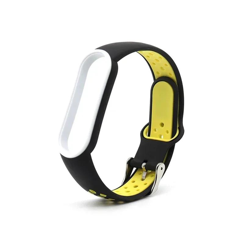 Sport Watch Bands For Xiaomi Mi Band 7 6 NFC Bracelet Silicone Smart wristband Miband 4 Belt pulseira correa mi band 3 4 5 strap