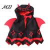 Cat Costume Cape Halloween Bat Cloak, Cute Devil Pet with Wings, Hooded Wings Festive for Cats Small Dogs Cosplay Party Wear Outfit