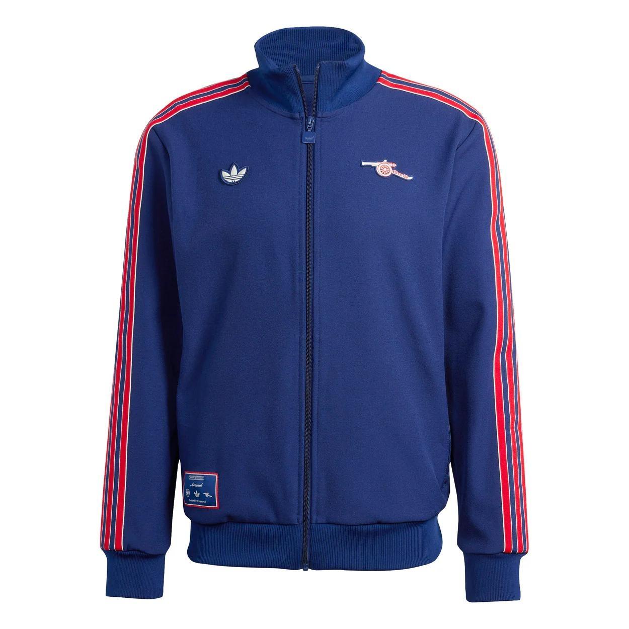 adidas Arsenal Terrace Icons Track Jacket Asia Sizing  Blue  Men s JF0544 L