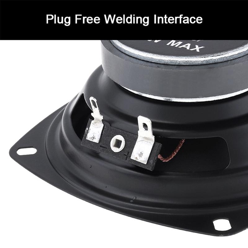 1 Pair 4/5/6.5 Inch Car Speakers Vehicle Door Auto Audio Music Stereo Subwoofer Full Range Frequency 2-Way Automotive Speakers