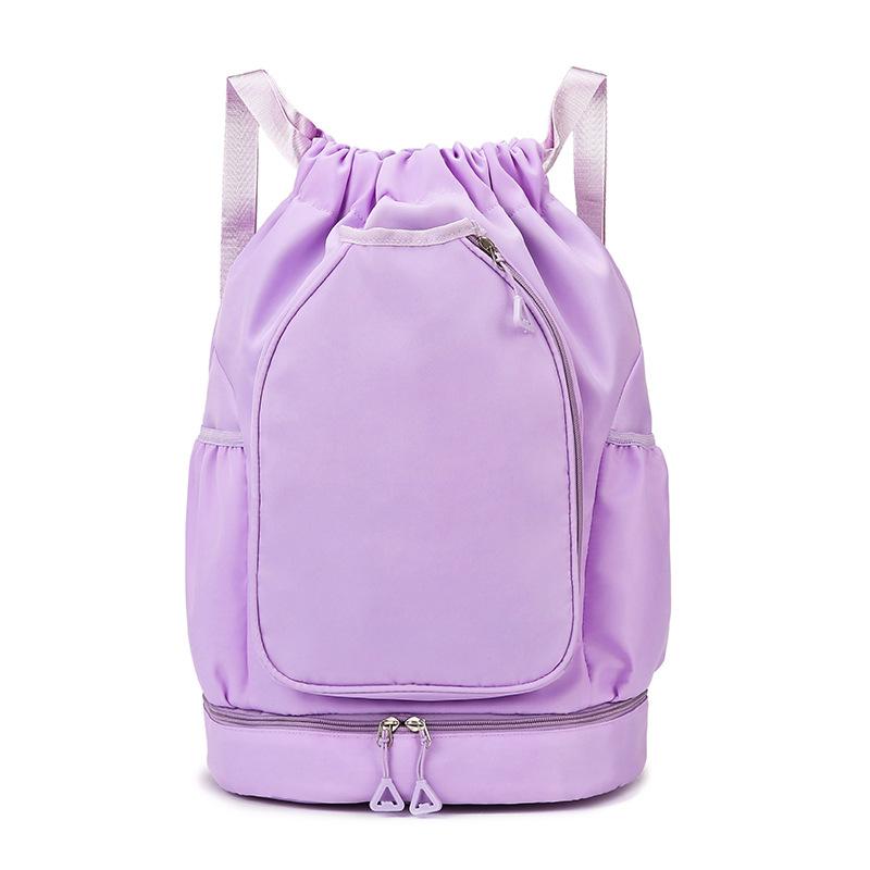Bundle bag badminton bag backpack large capacity sports waterproof storage bag simple travel drawstring folding bag