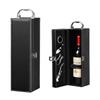 PU Leather Portable Carrier Tote with 4 Accessories Set Red Wine Storage Box Wine Gift Box  Gifts