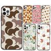 Squirrel Pattern Phone Case For iPhone 16 Pro Max 11 12 13 Mini 14 15 Pro Max XR 15 16 Plus 16e Cover Coque