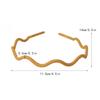 Colorful Matte Plastic Headband Korean Style Anti Slip Teeth Hair Clasp for Women Face Wash Press Hair Comfortable
