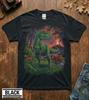 Jurassic Dinosaur Shirt Retro 90s Graphic Tee T-Rex Triceratops Prehistori S-5XL