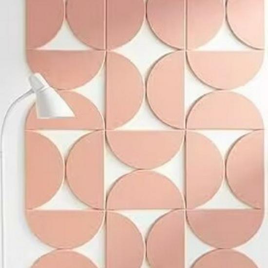 Semi-Circle Polyester Felt Wall Decoration & Sound Absorption Board