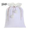 Hand Painted Craft Supply Bags Christmas Velvet Santa Gift Bag, 19 X 26 Inch Large Drawstring Durable Pouches for Snacks Claus Reusable Presents Sack