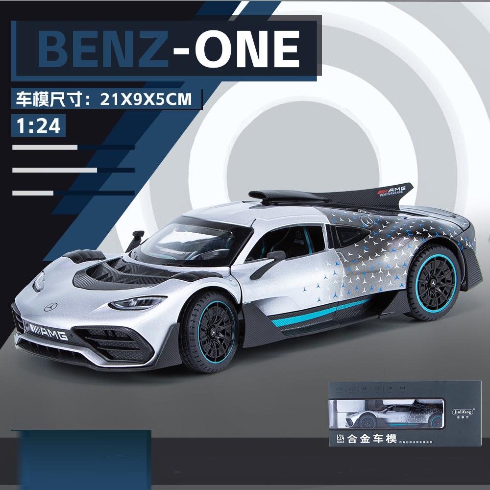 1/24 Scale BENZ AMG ONE Sports Car Models Alloy Diecast Toy Vehicle W/ Sound and Light