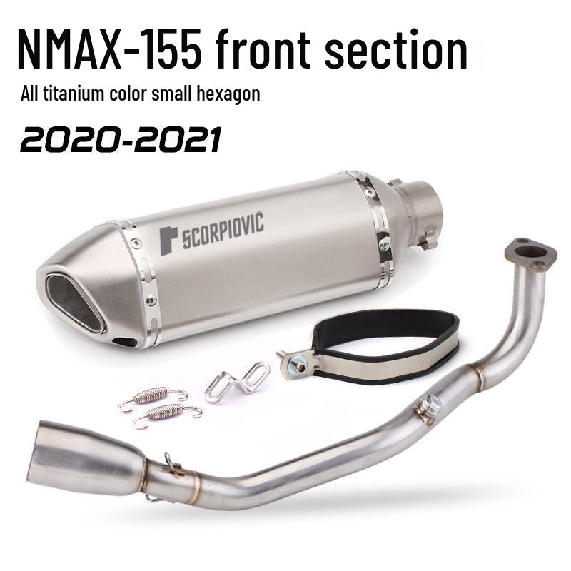 NMAX-155 Scooter Stainless Steel Blue Front & Carbon Fiber Tail Mod Kit