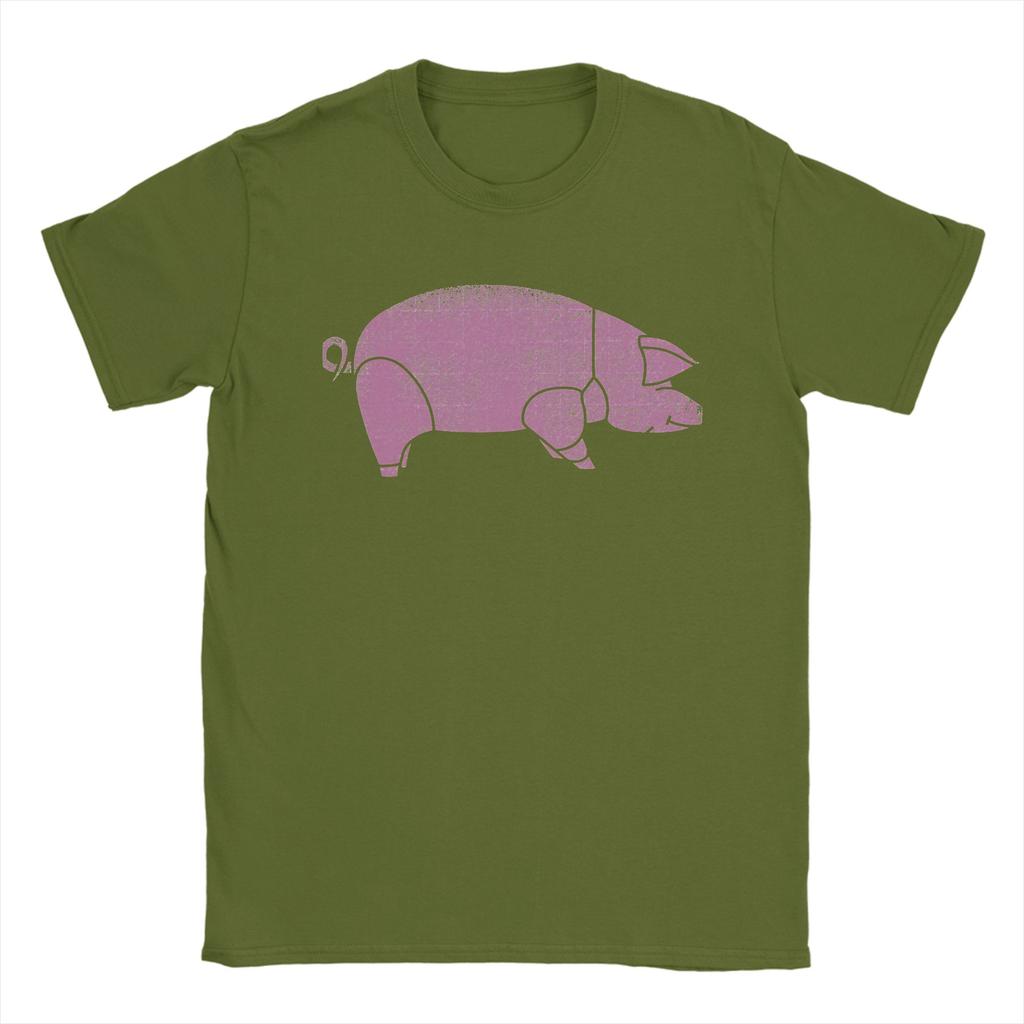 Unisex TShirts Pig Shirt As Worn By Davids Gilmours Classic Pure Cotton Tees Short Sleeve T Shirt Crew Neck Clothing Gift Idea