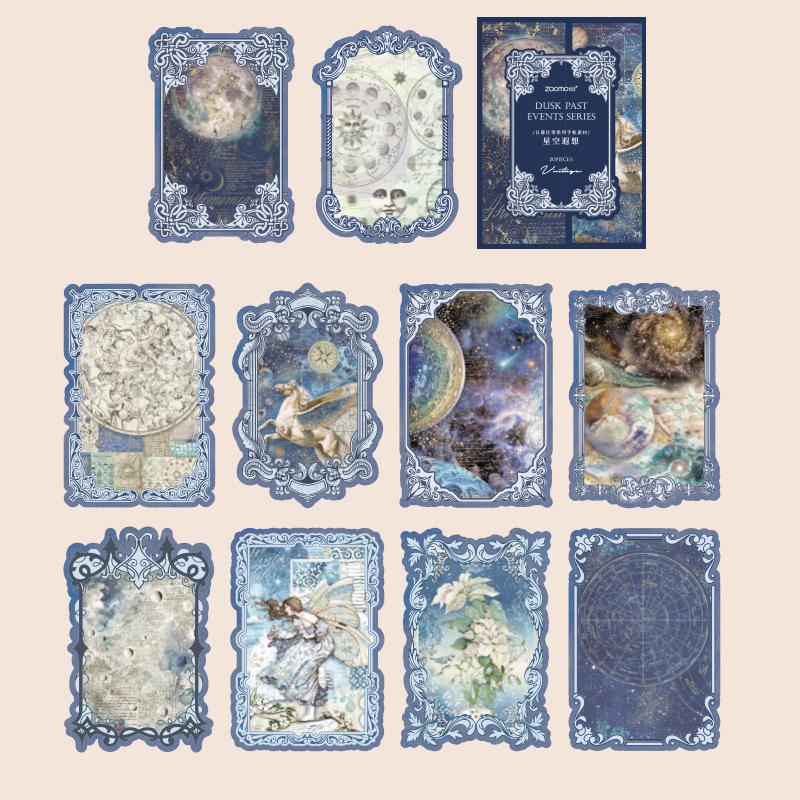 20 Sheets,Garden Sticker Book , Scrapbook Material Notebook Phone Case Diary Aesthetic Decorative Stationery Stickers