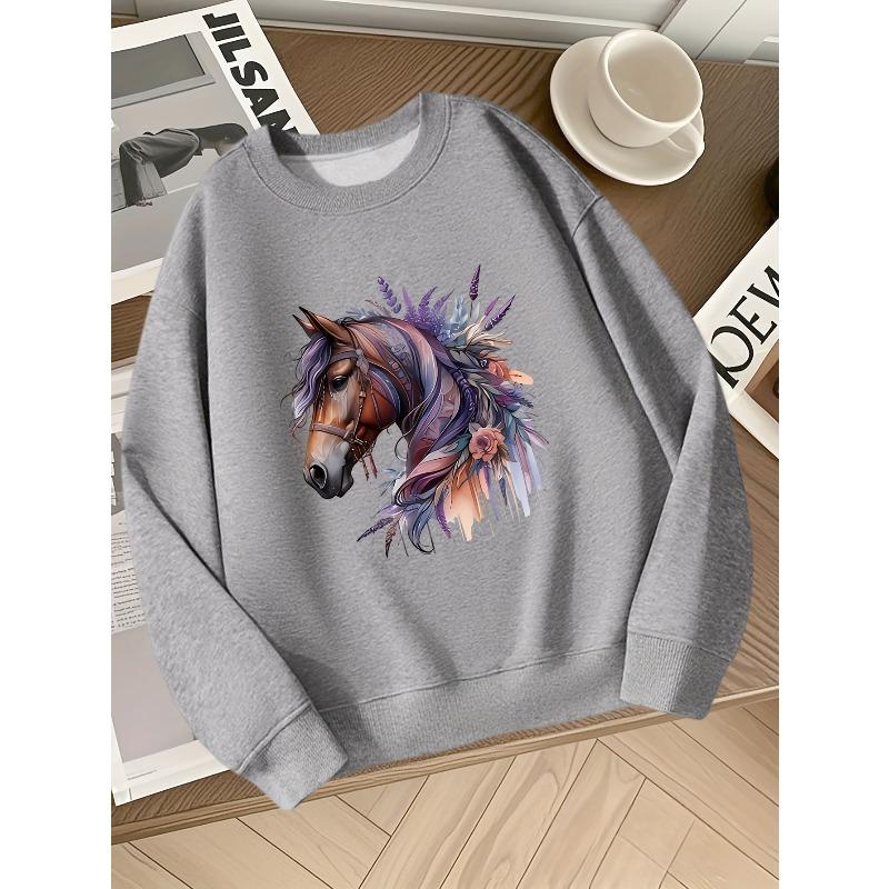 European sizes Kids' Fashion Round Neck sweatshirt
