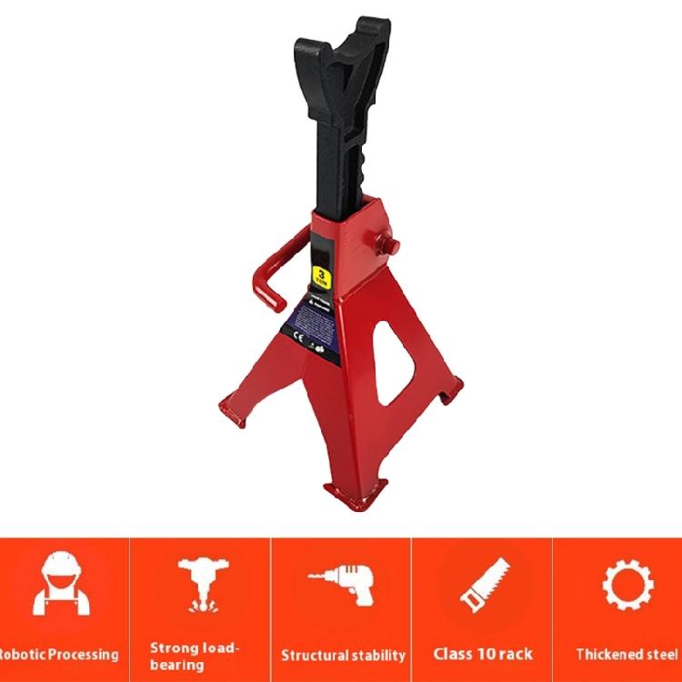 Safety 3 Ton Car Jacks Stand Wide Contact Base Anti Slip Rustproof Finish Professional Automotive Repair Equipment