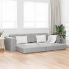 Cloud Grey Sleeper Sofa 245 x 78 x 77 cm Fabric