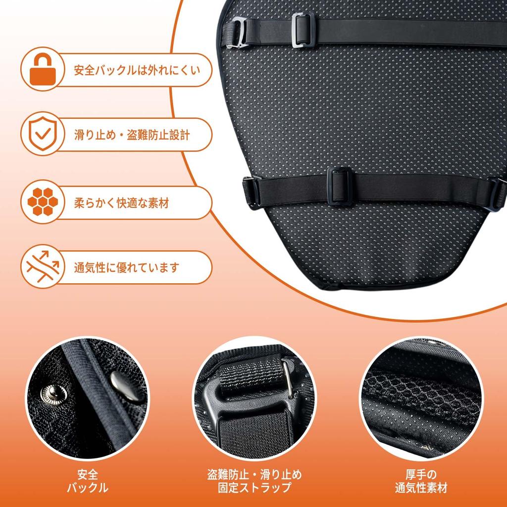 Motorcycle Seat Cushion for Lwuckbarrt Gel Comfortable 3D Mesh Seat Highly Shock Pain Heat Sun Water Honeycomb Motorcycle Accessories [New 2025]