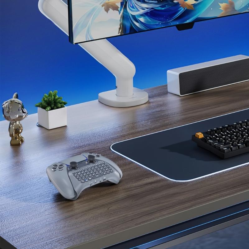 Voice Chat Board Wireless Controller Keyboard for Game Console Bluetooth-compatible Chatpad for Gaming Live Chat