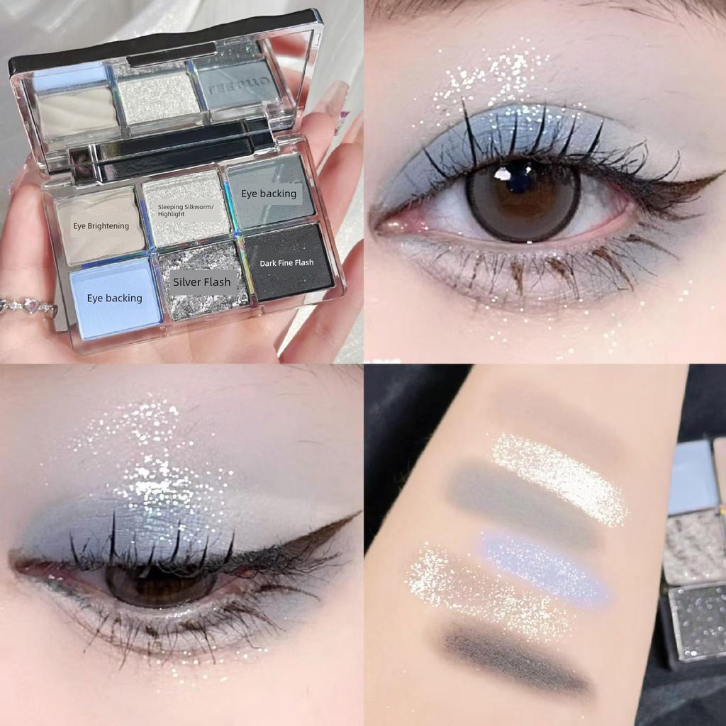 Eyeshadow Palette for Stage Makeup, Multi-Color, Safe and Non-Toxic, Performance Cosmetics with Pearlescent Sparkle and Fine Glitter